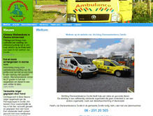 Tablet Screenshot of dierenambulancezwolle.nl